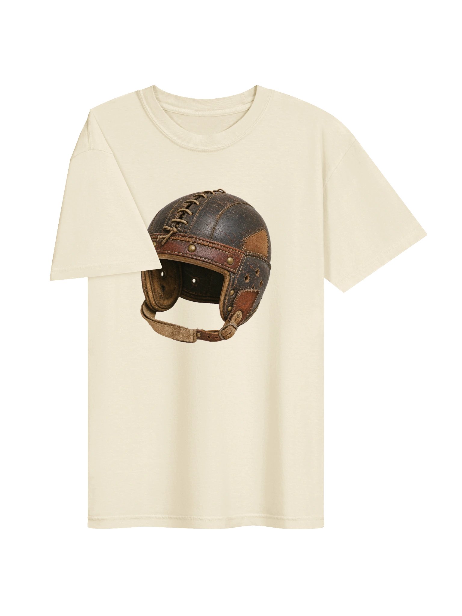Cinder Gridiron 013 Vintage Football Helmet Art Tee product image (3)