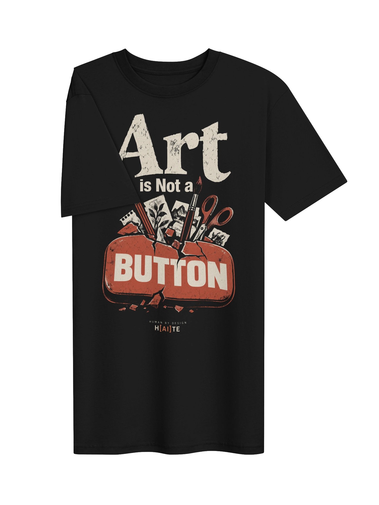 Art Is Not a Button: Broken Button | Heavyweight Tee product image (13)