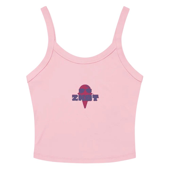 Women's Micro Ribbed Pink Logo ZKOT Tank Top - Show your Support with Style - Womenswear product image (2)