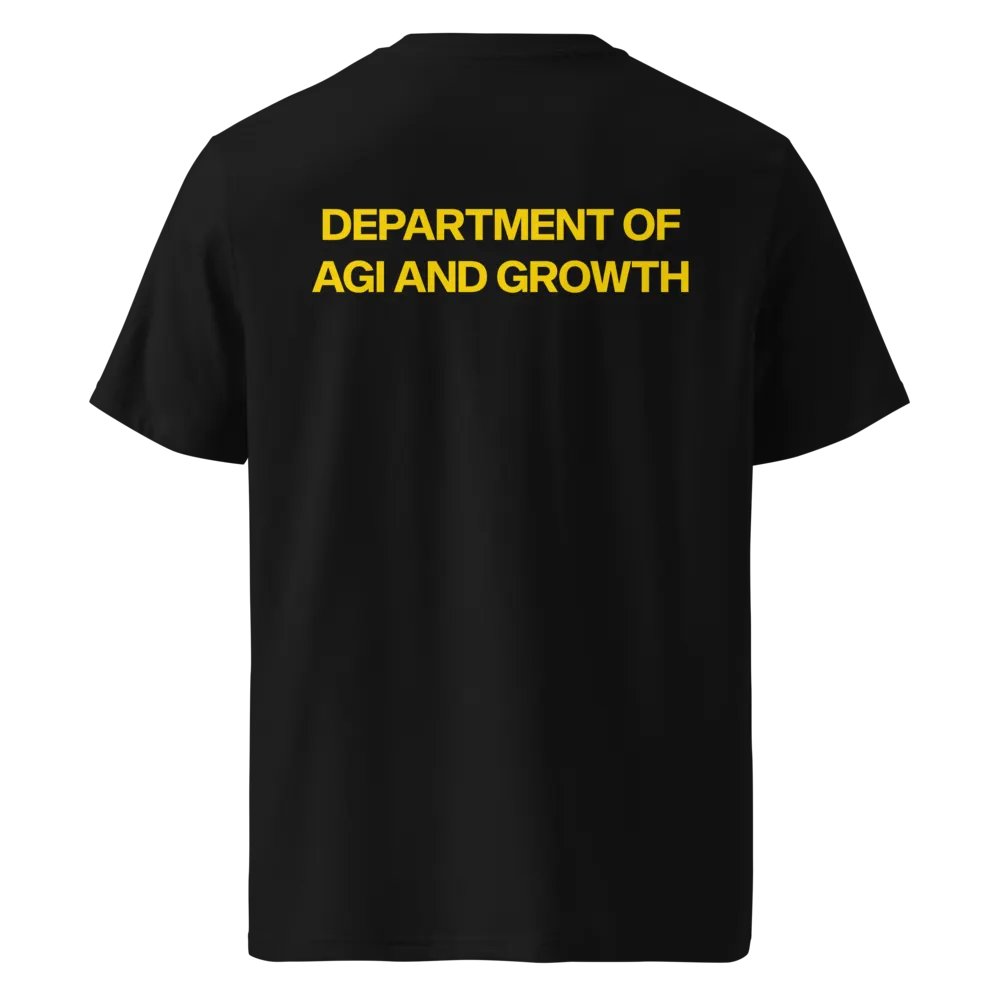 department of agi and growth t-shirt - 100% organic cotton product image (2)