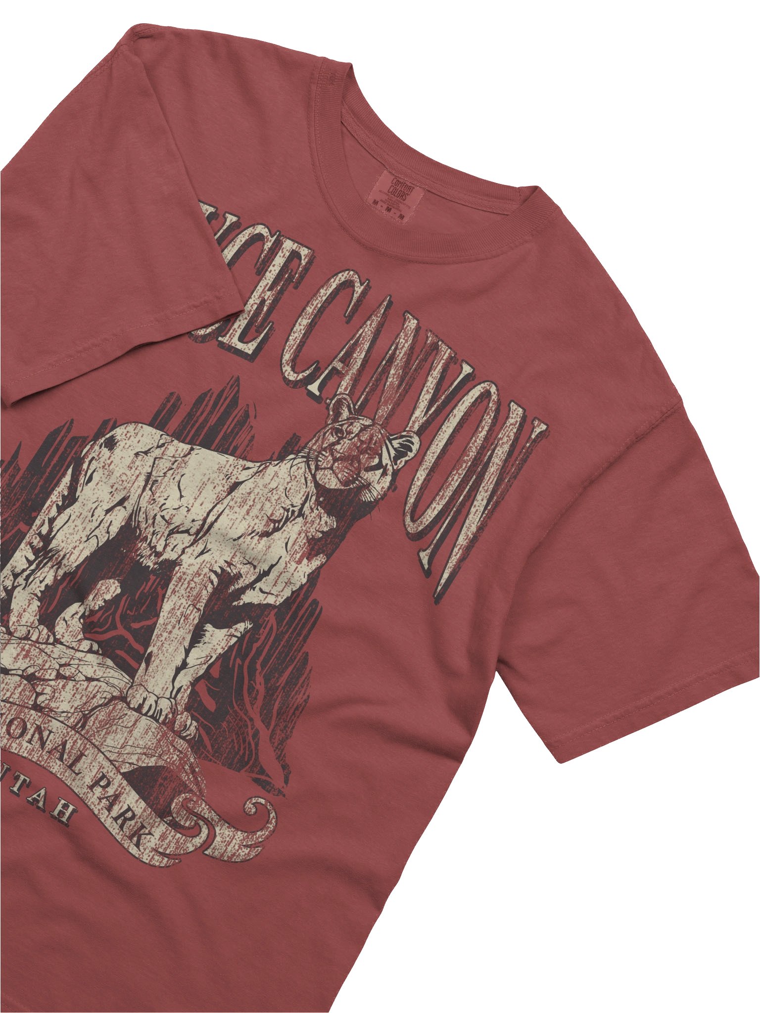 Bryce Canyon National Park Shirt – Vintage Mountain Lion Graphic Tee Utah product image (5)