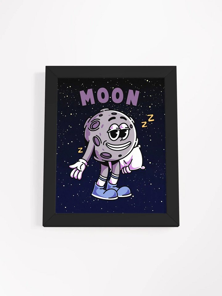 Retro Moon Framed Print product image (1)