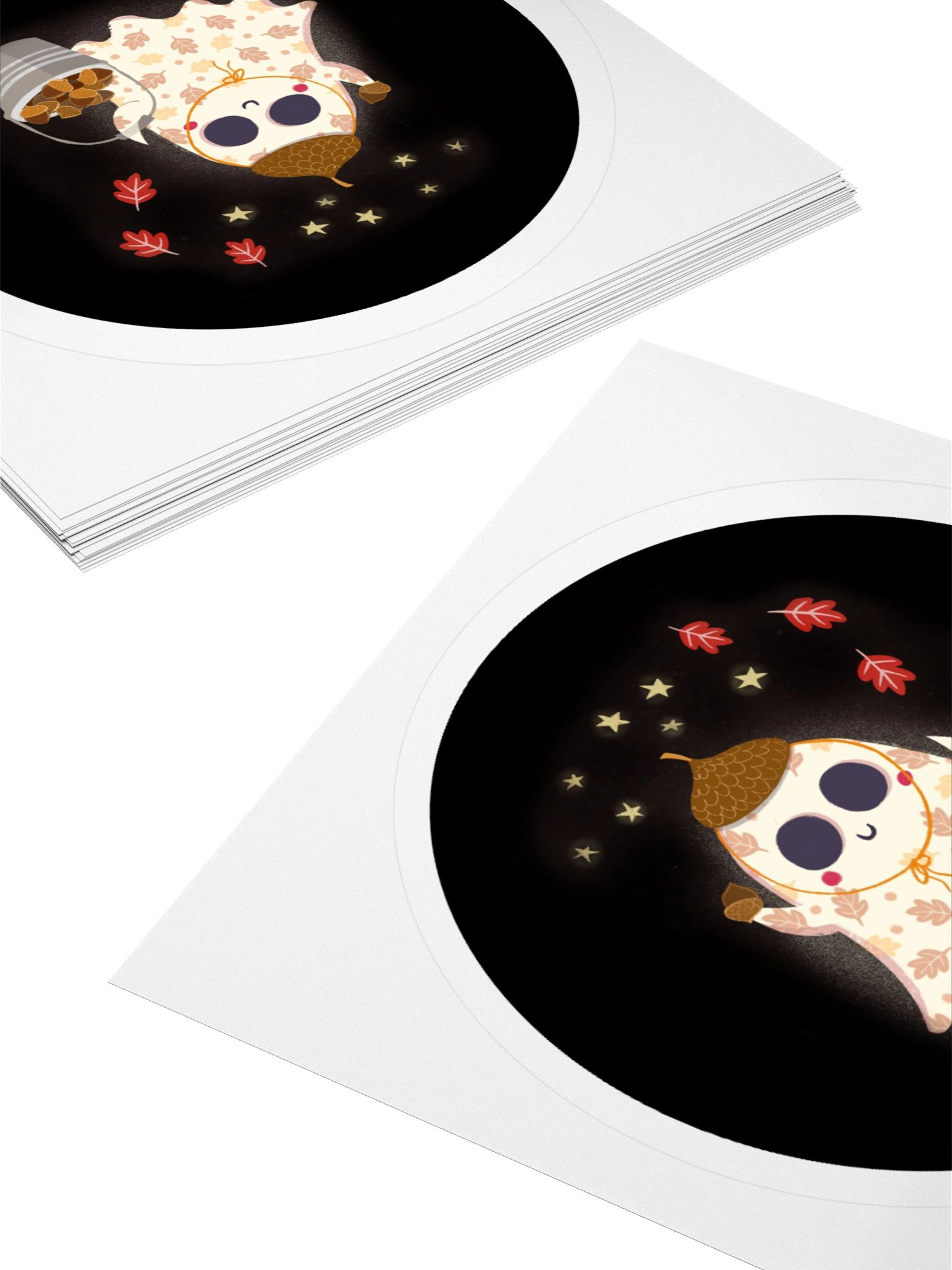 Little Ghost Acorn Collector - Vinyl Sticker product image (4)