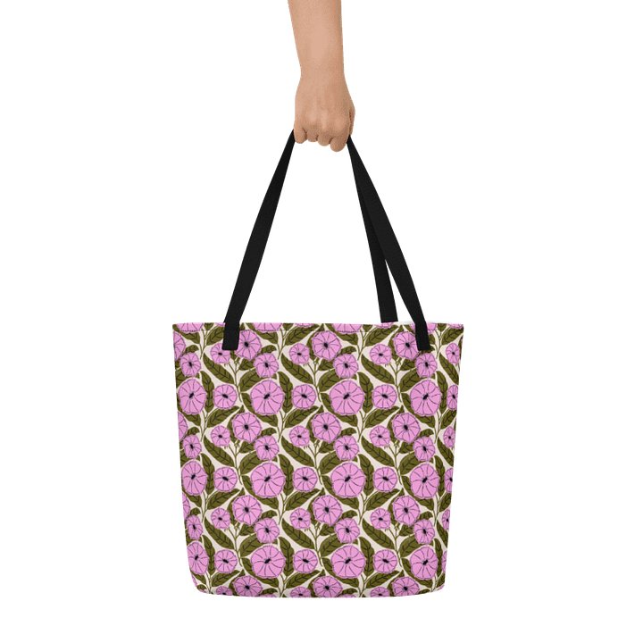 Dipladenia Dreams - Pink and Green - Tote Bag product image (1)