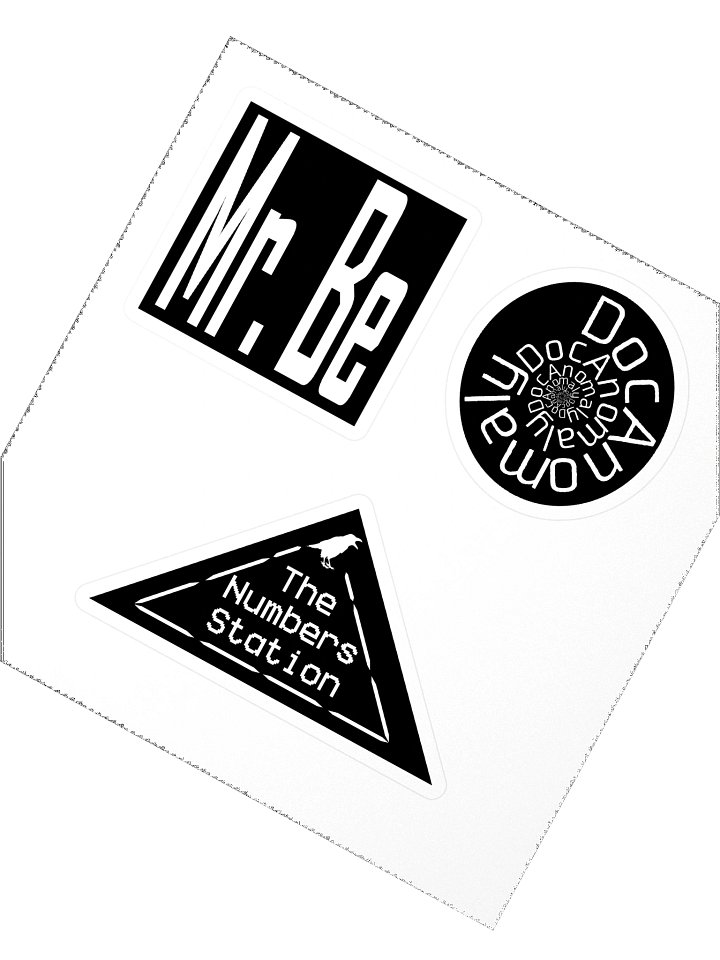 The Numbers Station Sticker Sheet 001 product image (2)