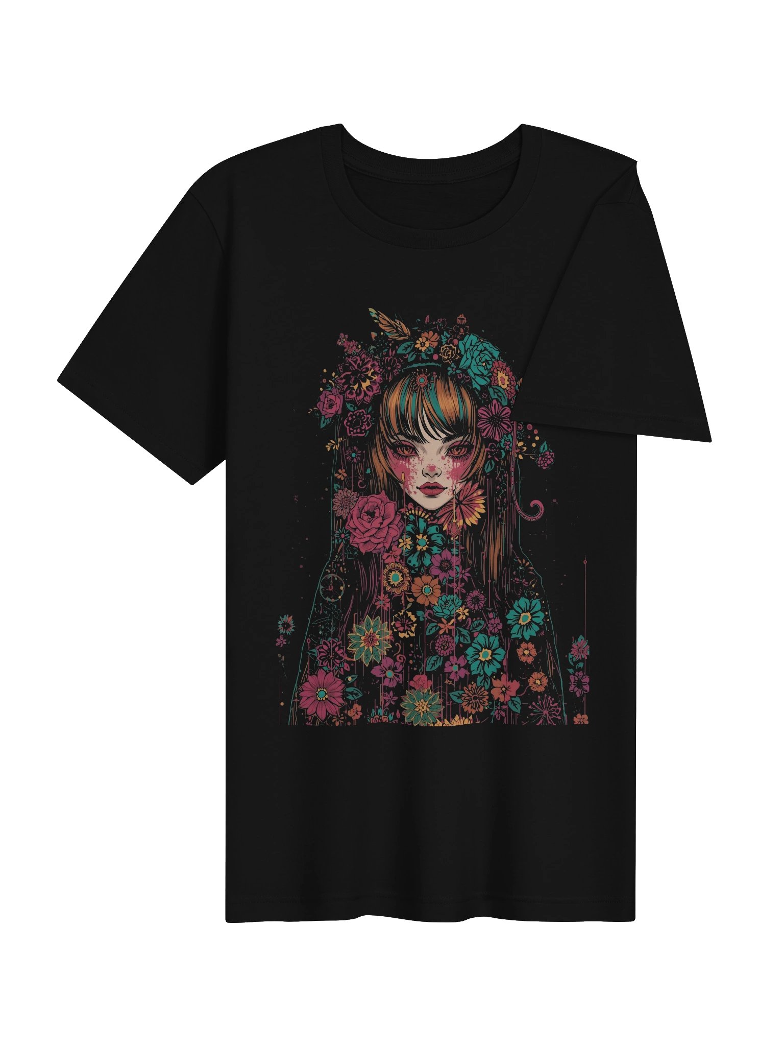 Floral Punk Girl Supersoft Tee product image (7)