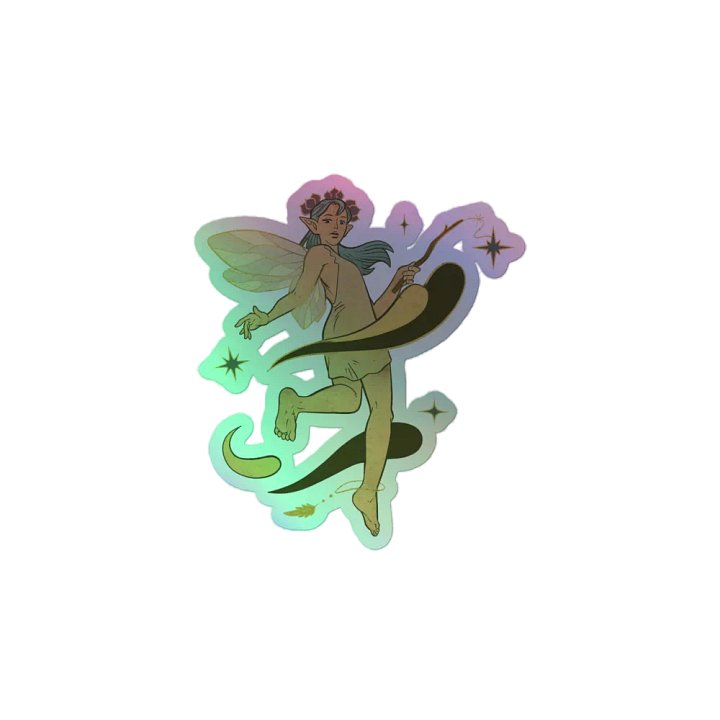 Enchanted Fairy Wand Holographic Sticker Set product image (2)