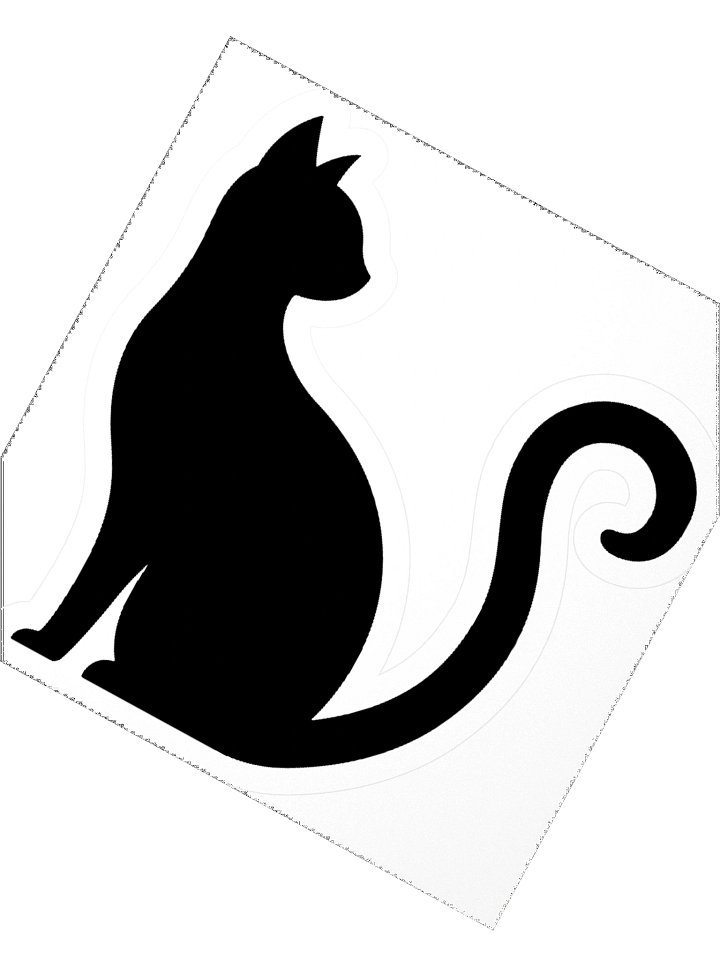 Black Cat 1 Kiss Cut Stickers product image (6)