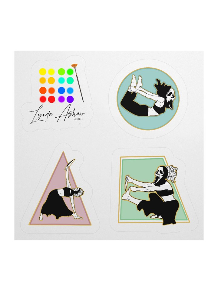 A Villain's Yoga; stickers product image (1)