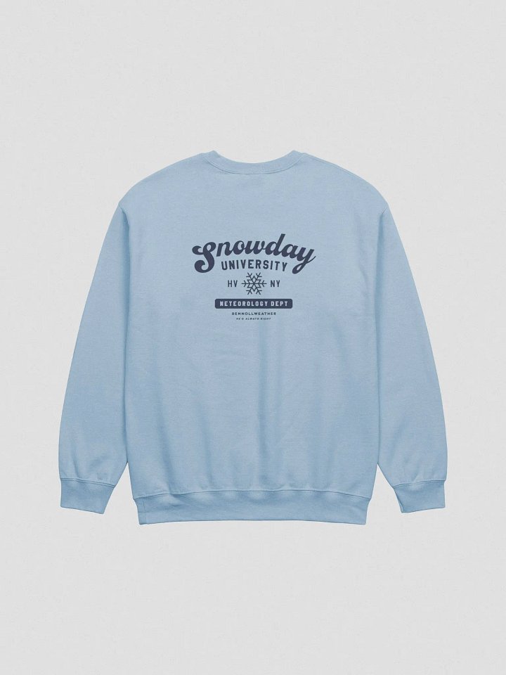 Snowday University crewneck - light blue product image (2)