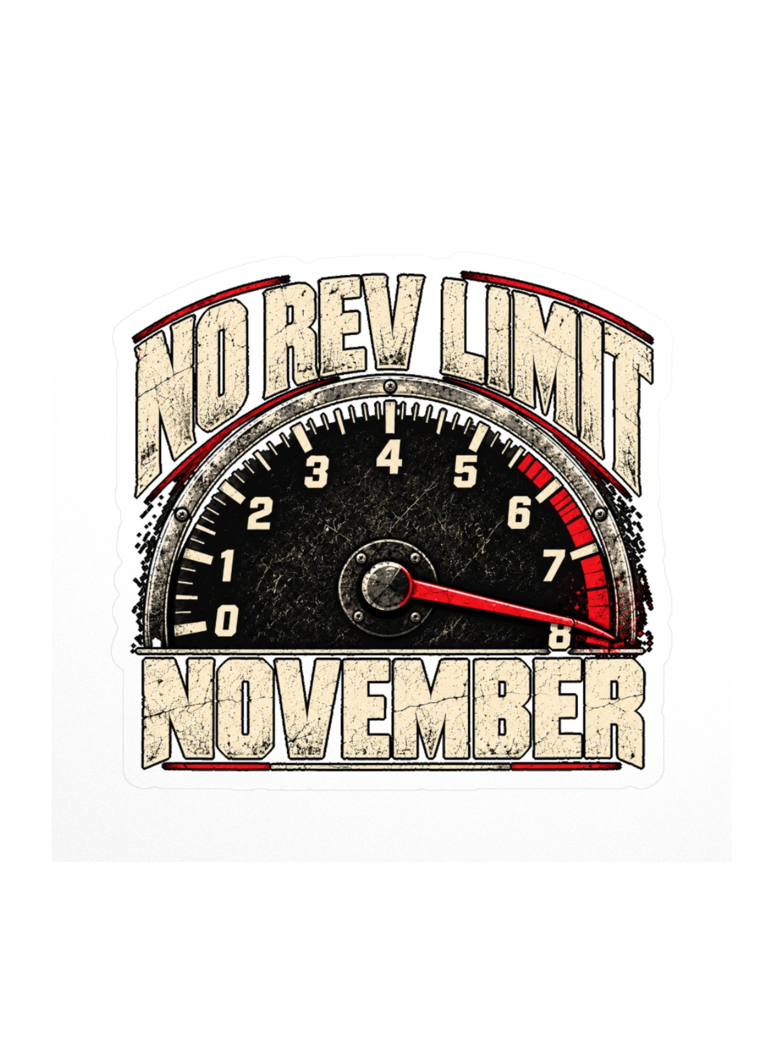 No Rev Limit November — Limited Edition Sticker product image (2)
