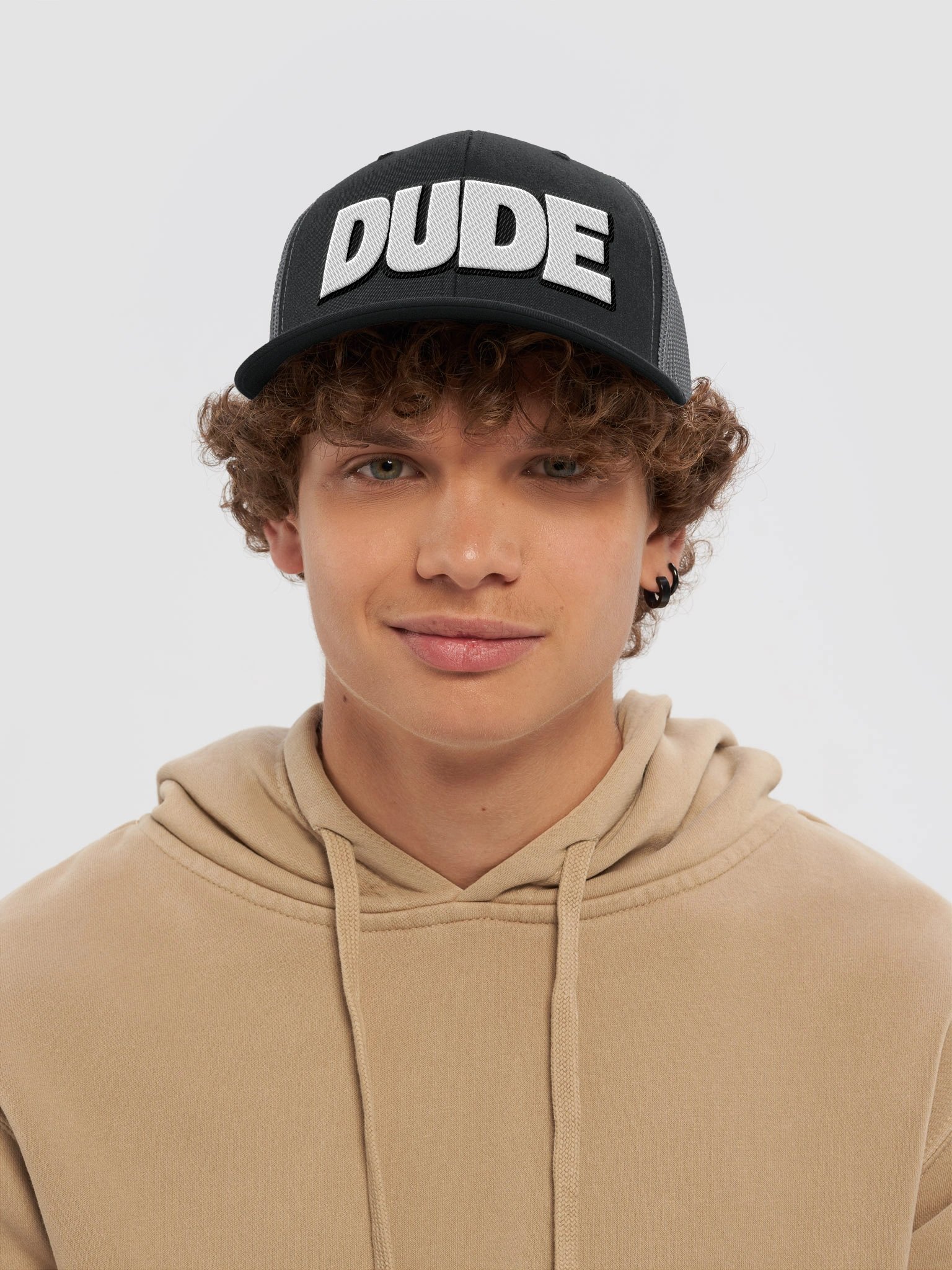 Bold DUDE Trucker Hat product image (5)