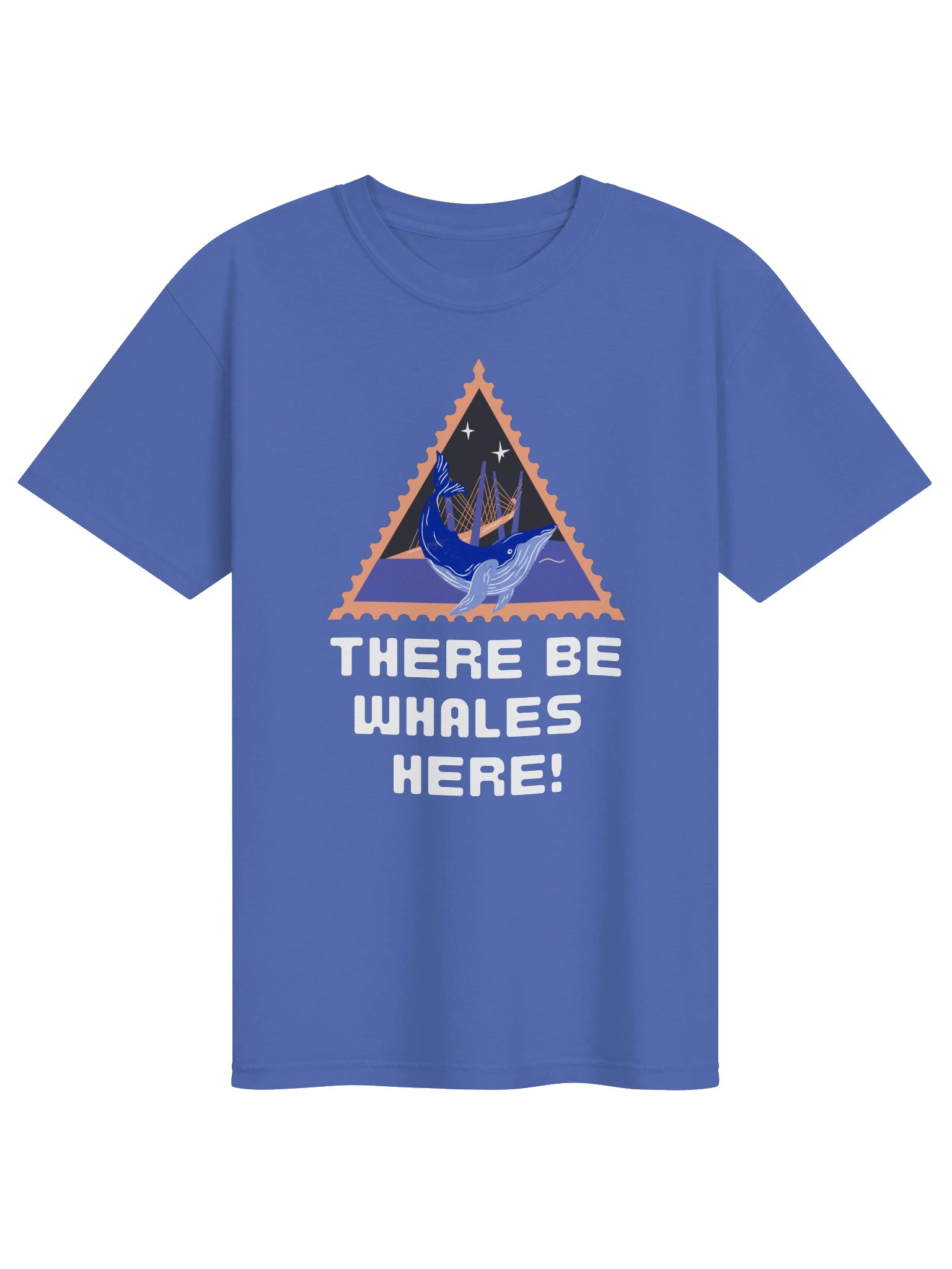 There Be Whales Here! Graphic Tee product image (1)