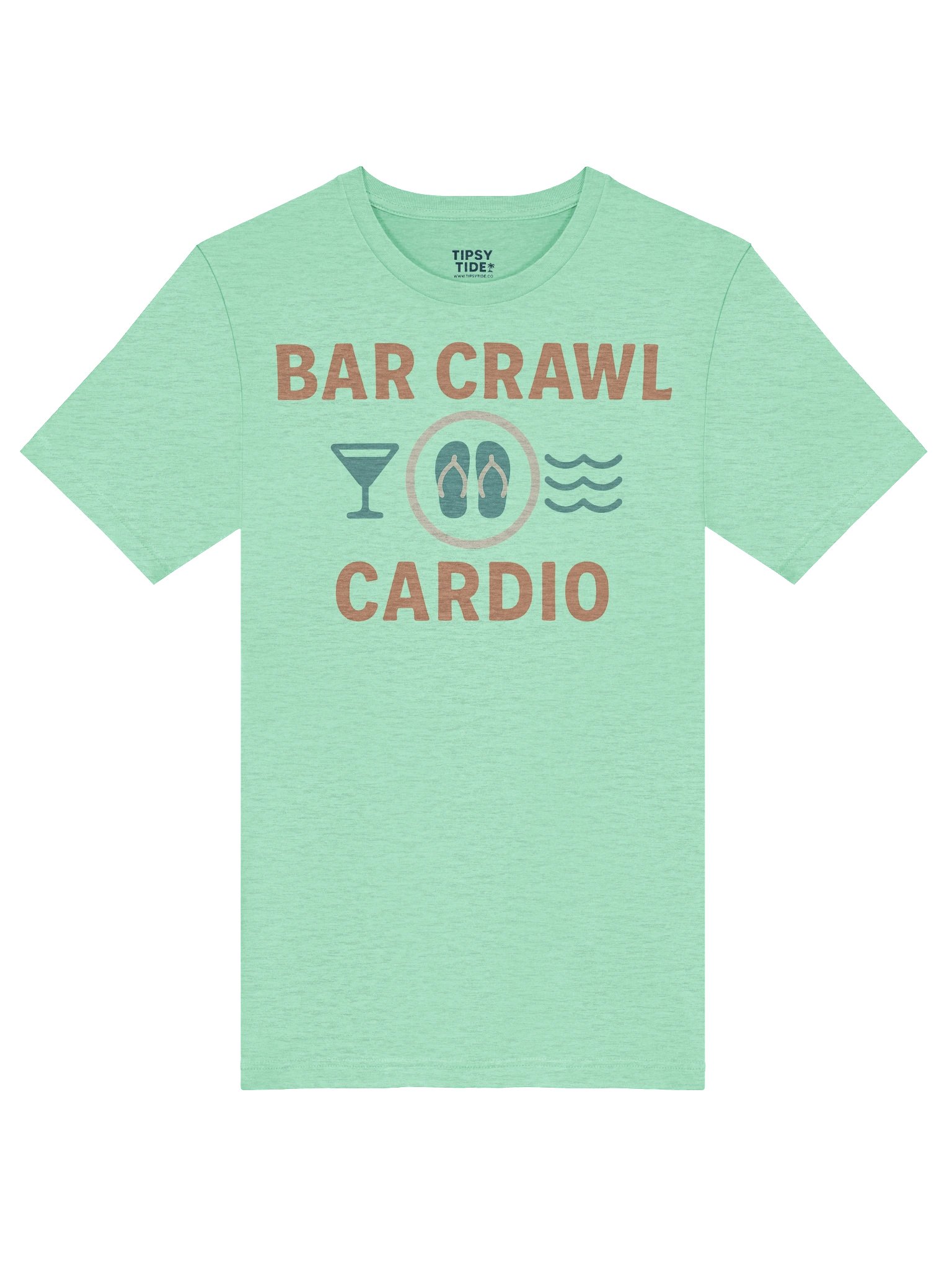 Bar Crawl Cardio Graphic T-Shirt product image (3)
