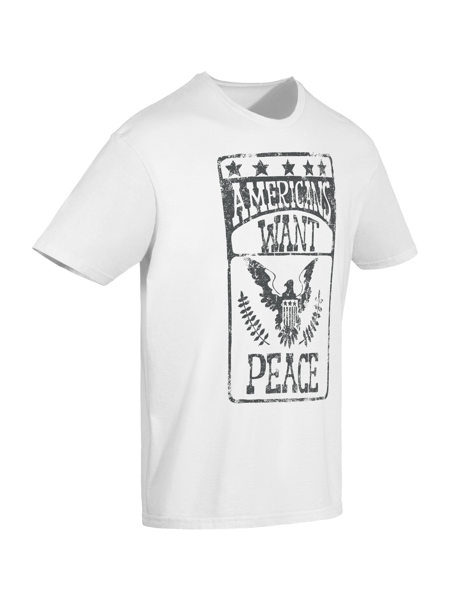 Americans Want Peace Unisex Gildan 64000 T-Shirt product image (10)