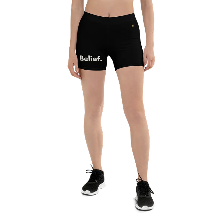 Belief Print Biker Shorts product image (1)