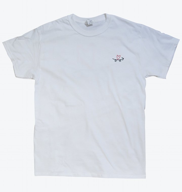 logo tee white product image (1)