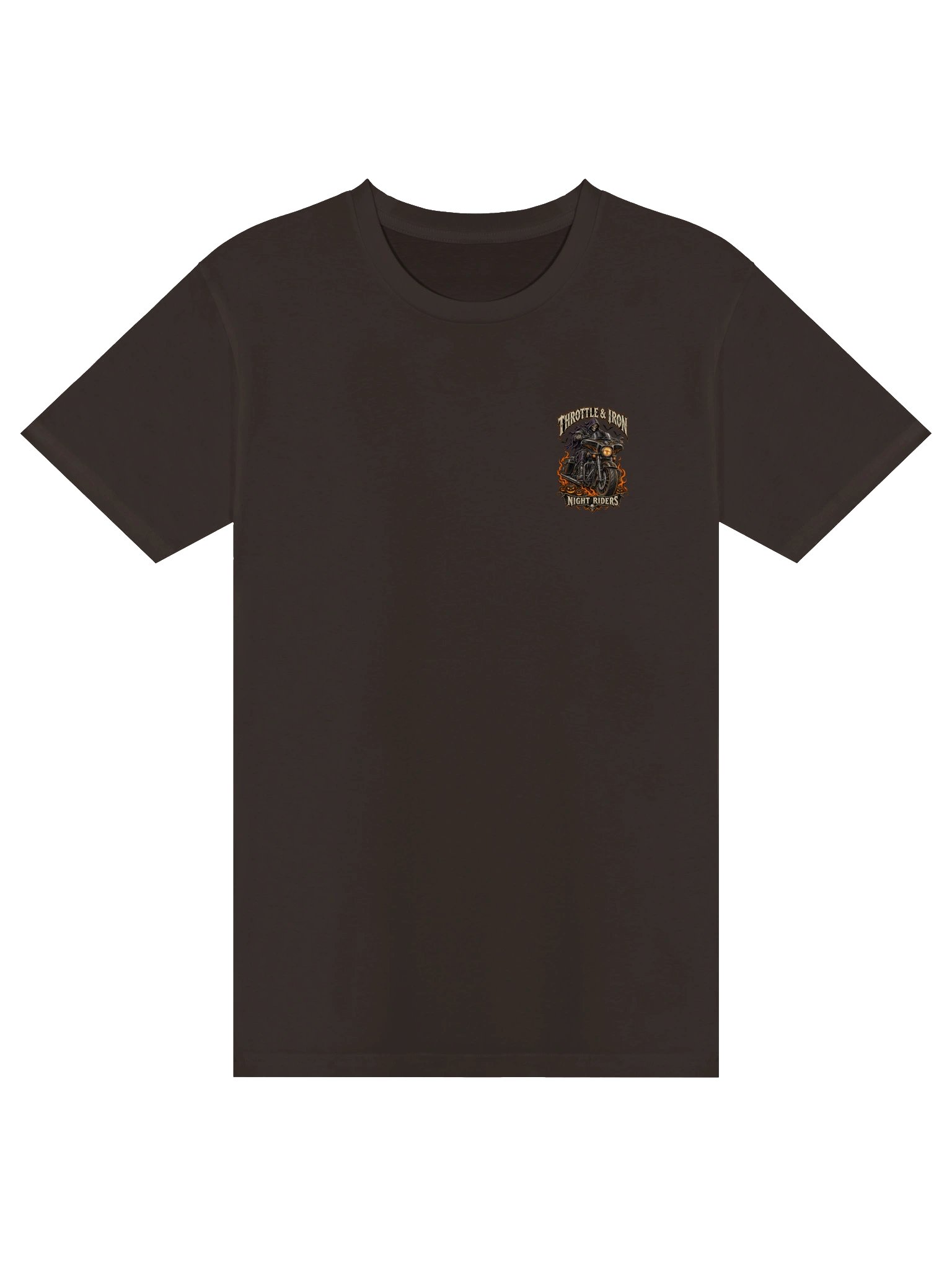Throttle & Iron Night Riders Grim Reaper Halloween T-Shirt product image (1)