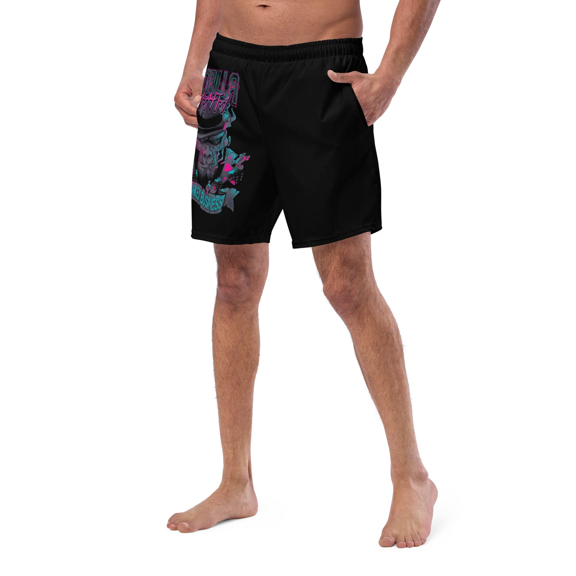 Men's Gorilla Gangster Swim Trunks product image (2)