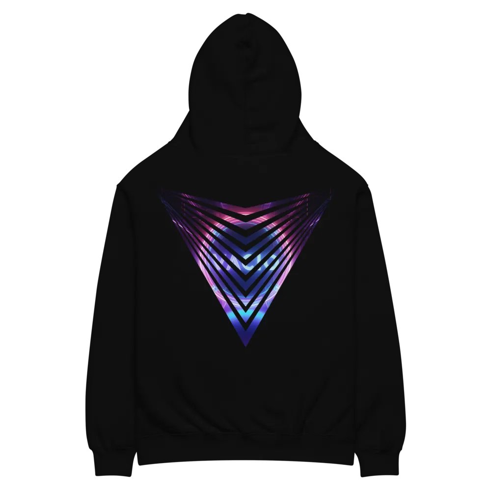 VACIO Neon Circle Logo Premium Relaxed Fit Hoodie product image (8)