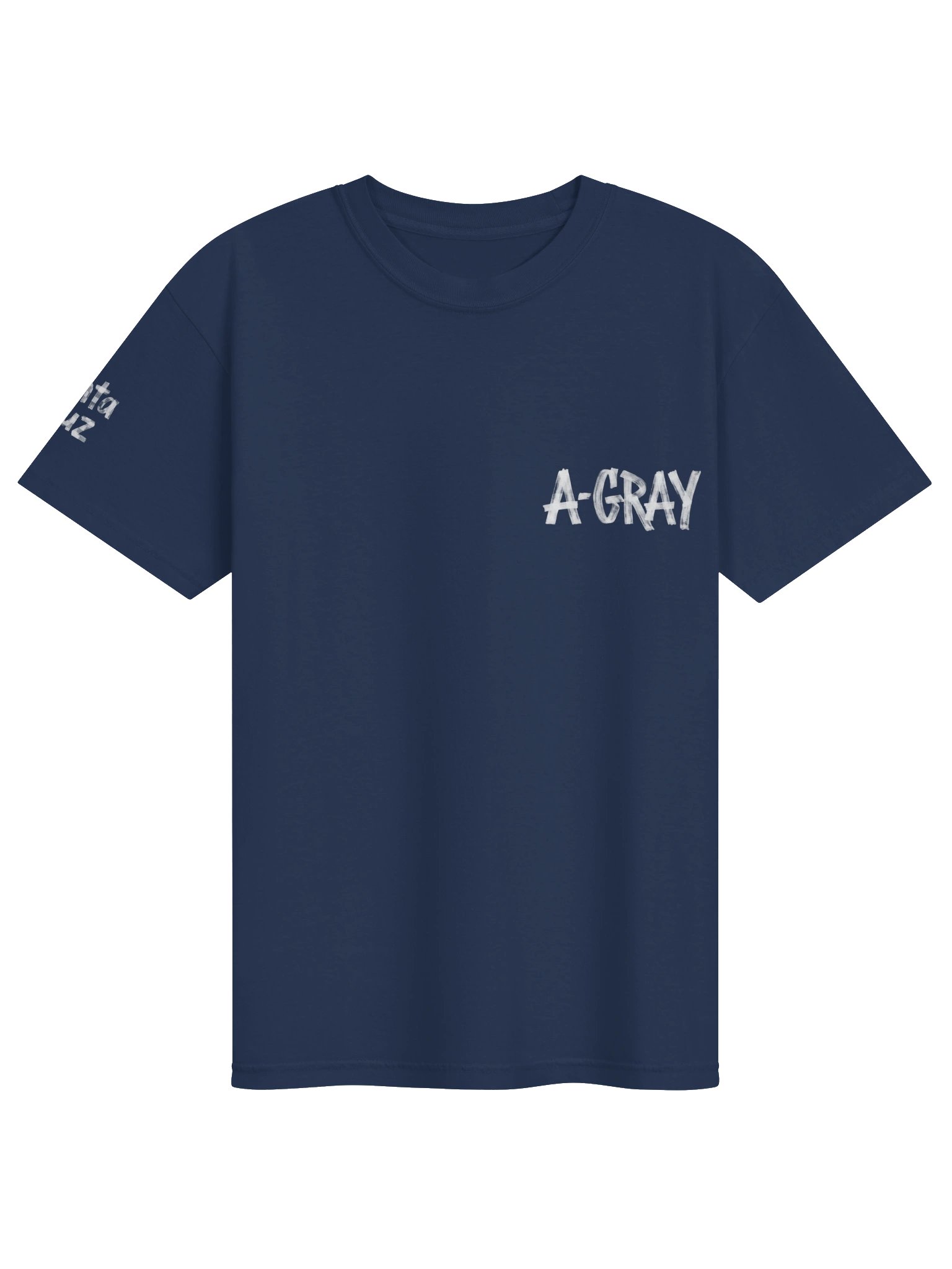 A-Gray Minimal Paint-Style Tee product image (61)