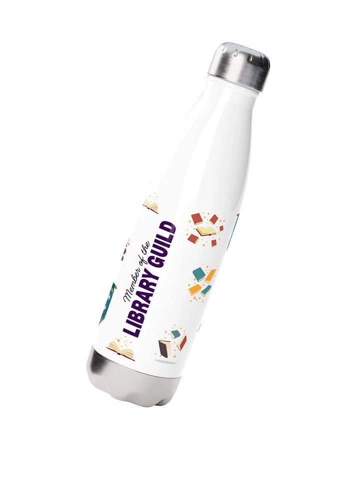 Library Guild Stainless Steel Water Bottle - Light product image (2)