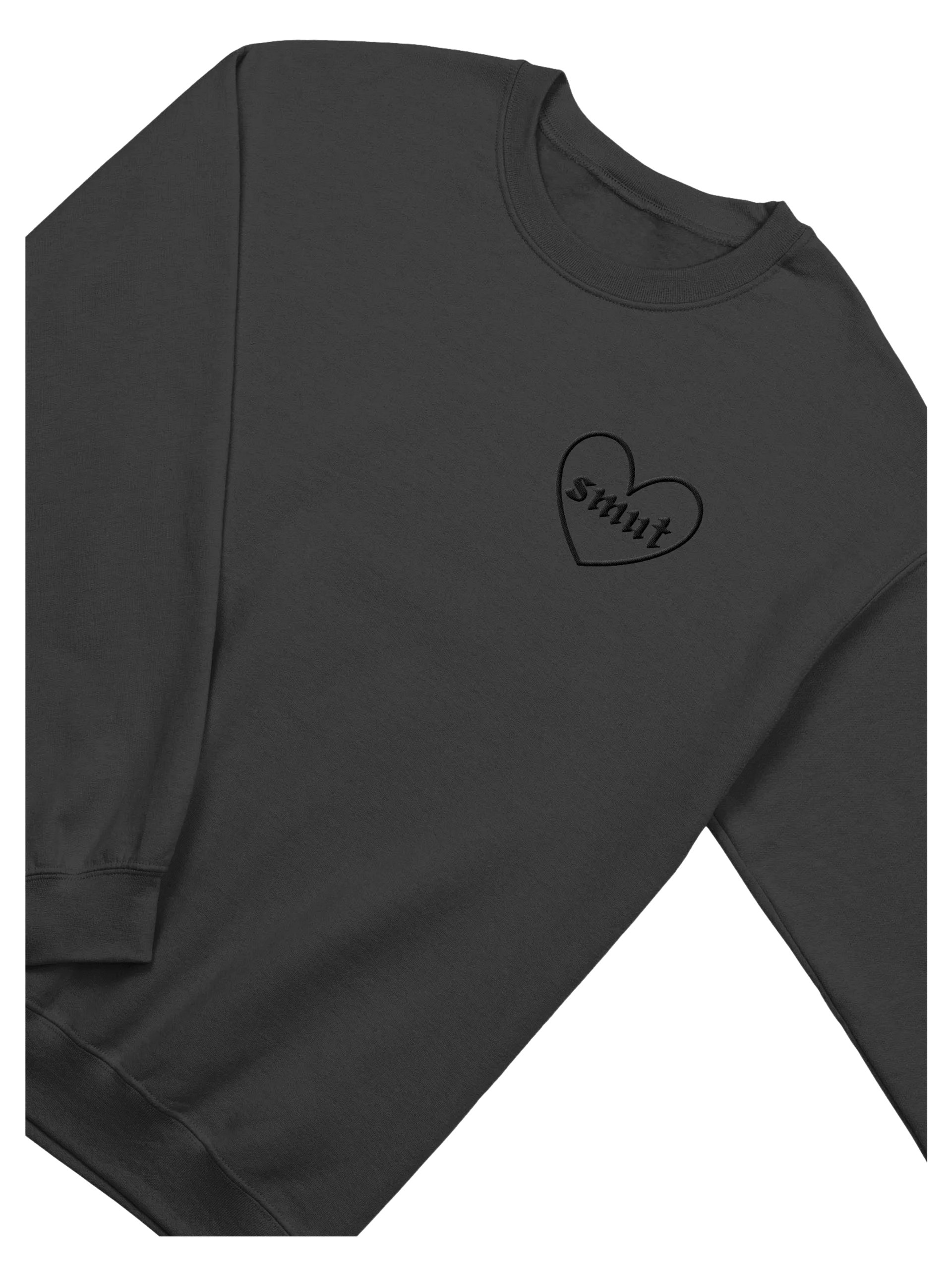 SMUT-HEART - Crewneck (BLK) Unisex product image (1)