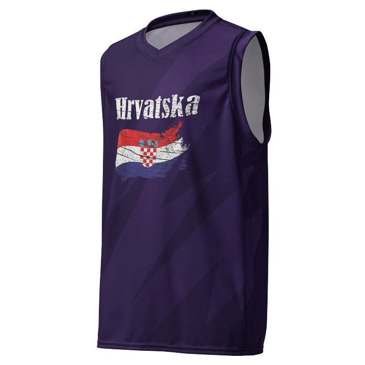 Hrvatska Pride All-Over Basketball Jersey product image (1)