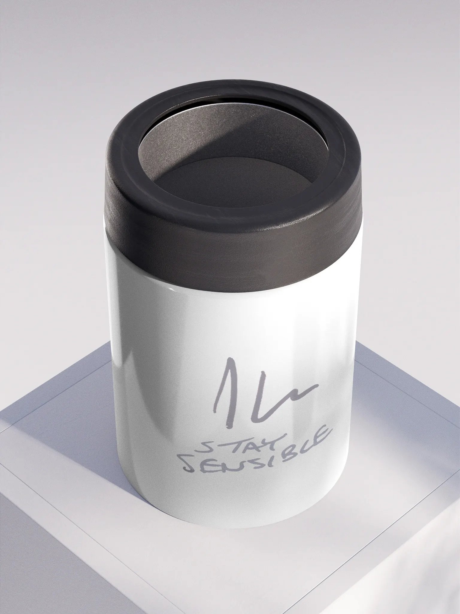 Jon Hare Signed Stainless Steel Koozie product image (4)