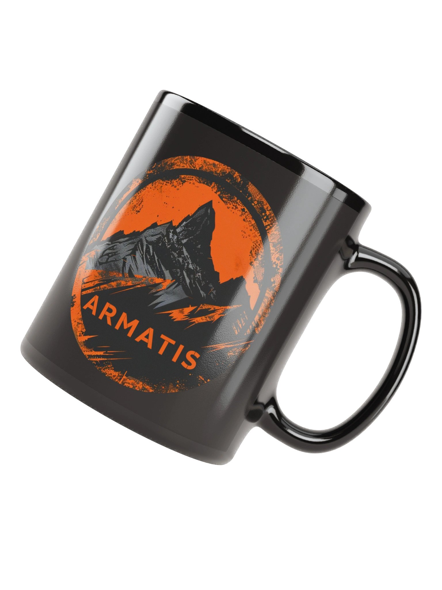 Black Glossy Mug Both Logos product image (4)
