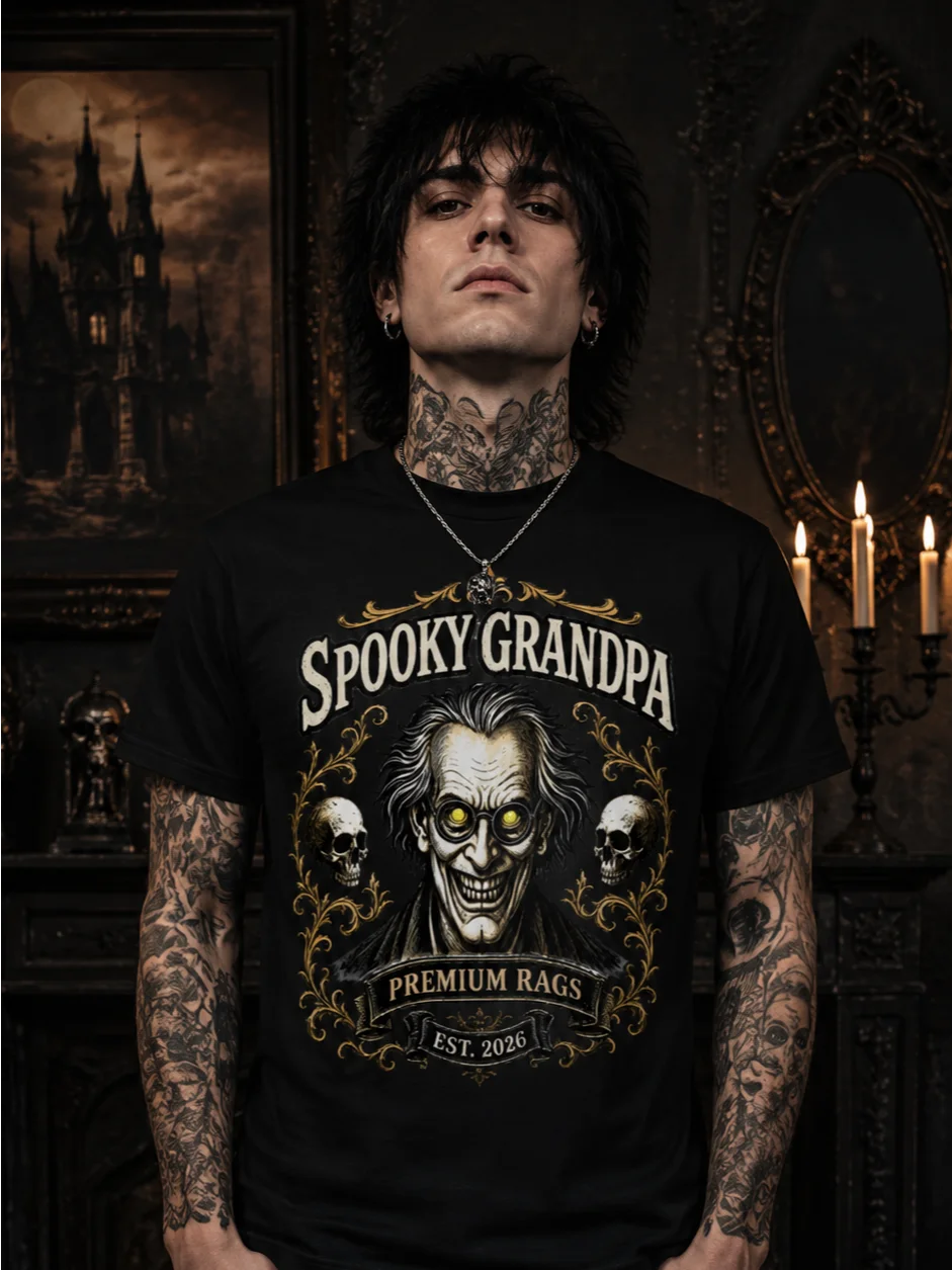 Spooky Grandpa "Premium Rags" Official Men's Tee product image (12)
