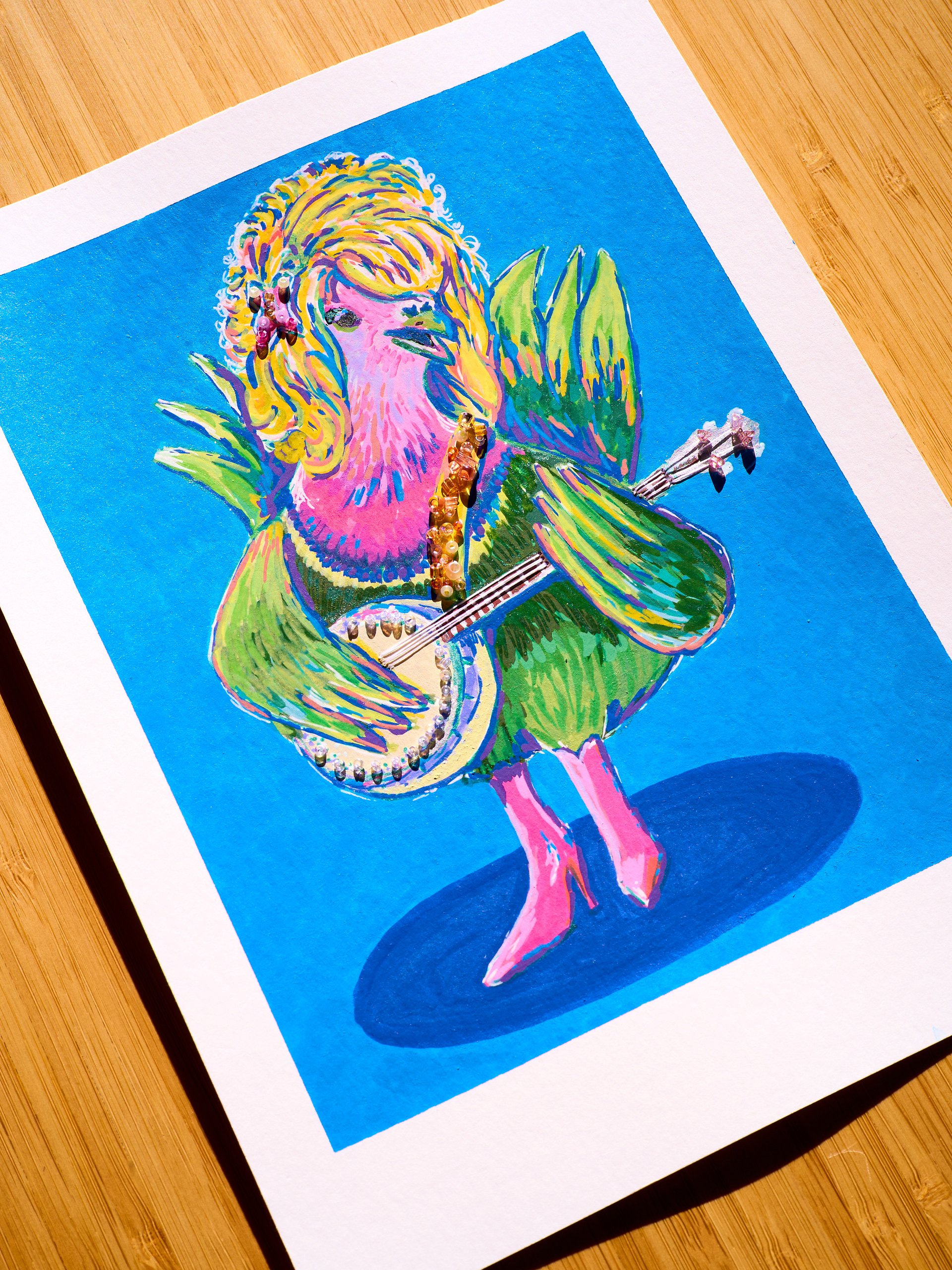 Dovey Parton // Original Mixed Media Artwork product image (2)