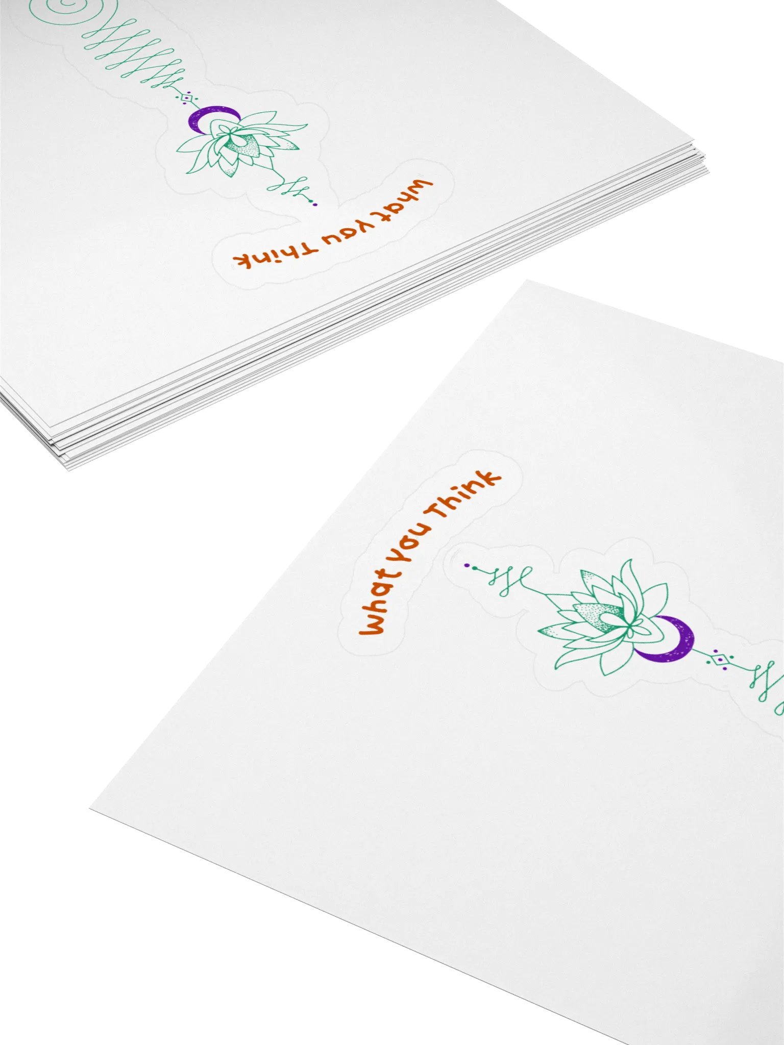 Mystic Lotus Kiss Cut Stickers product image (4)