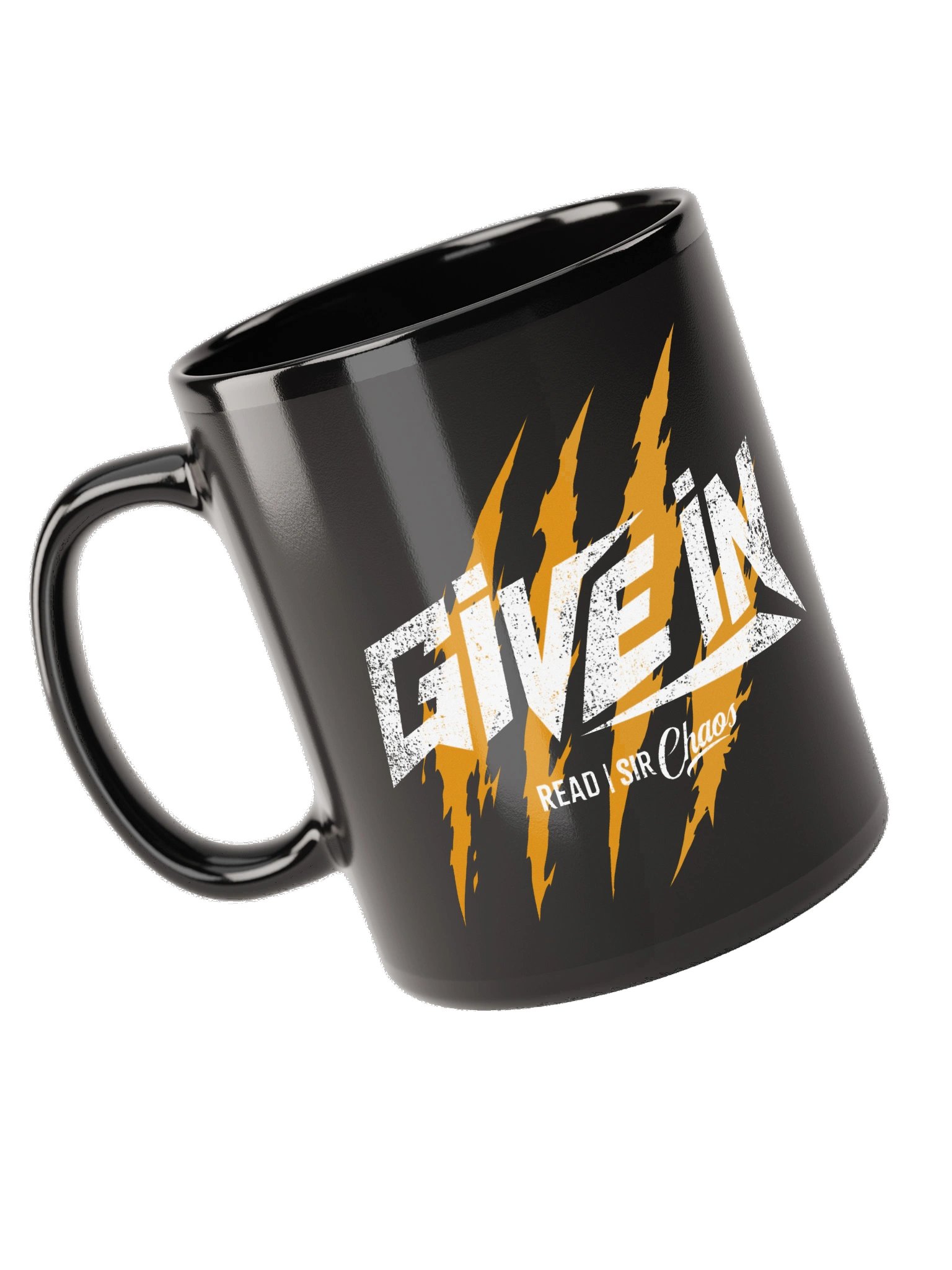 Give In (Clawed) Black Mug product image (5)