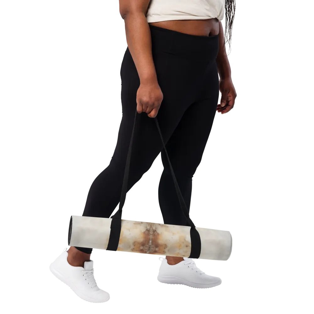Grunge Gold Abstract Yoga Mat product image (7)