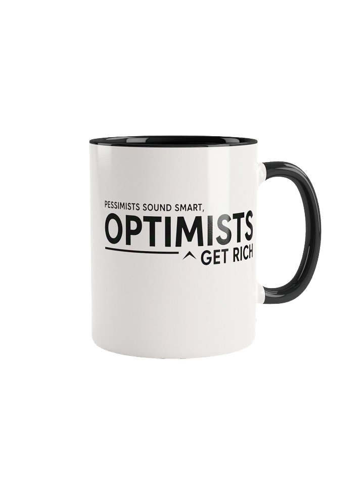 Optimists Get Rich Mug — For the Builders Who Bet on Themselves product image (1)
