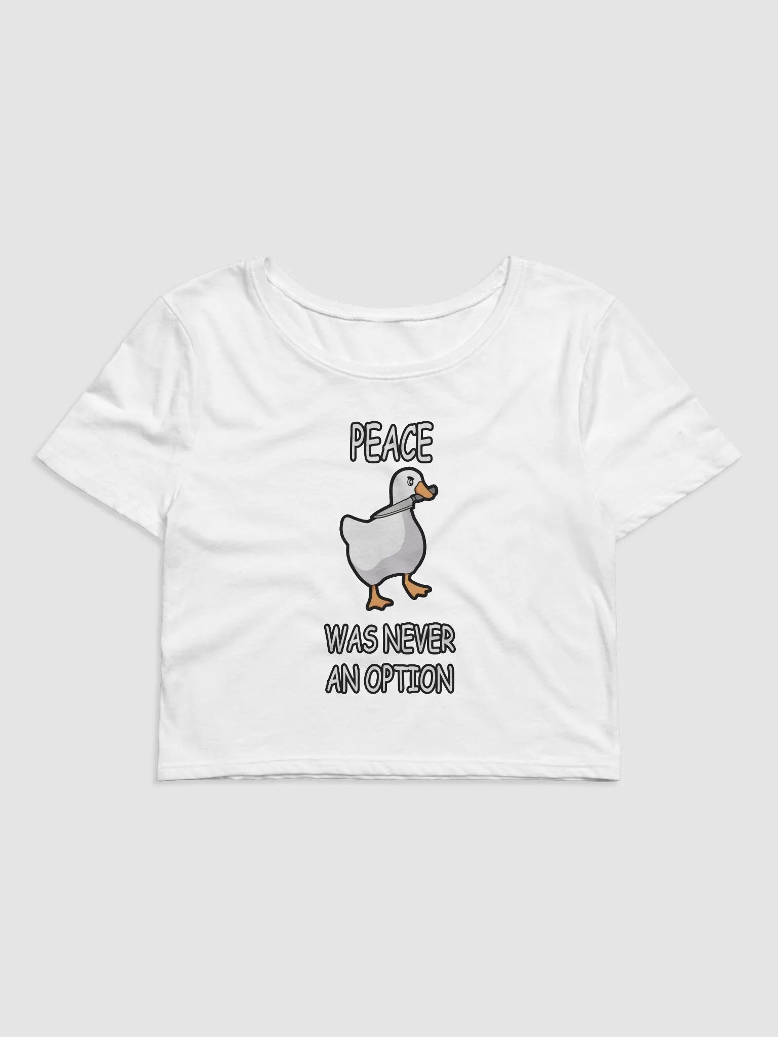 Knife Goose Women's Cropped T-Shirt product image (1)