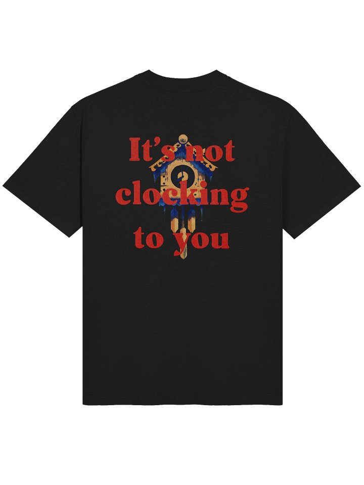 Not Clocking Tee (Faded Black) product image (1)