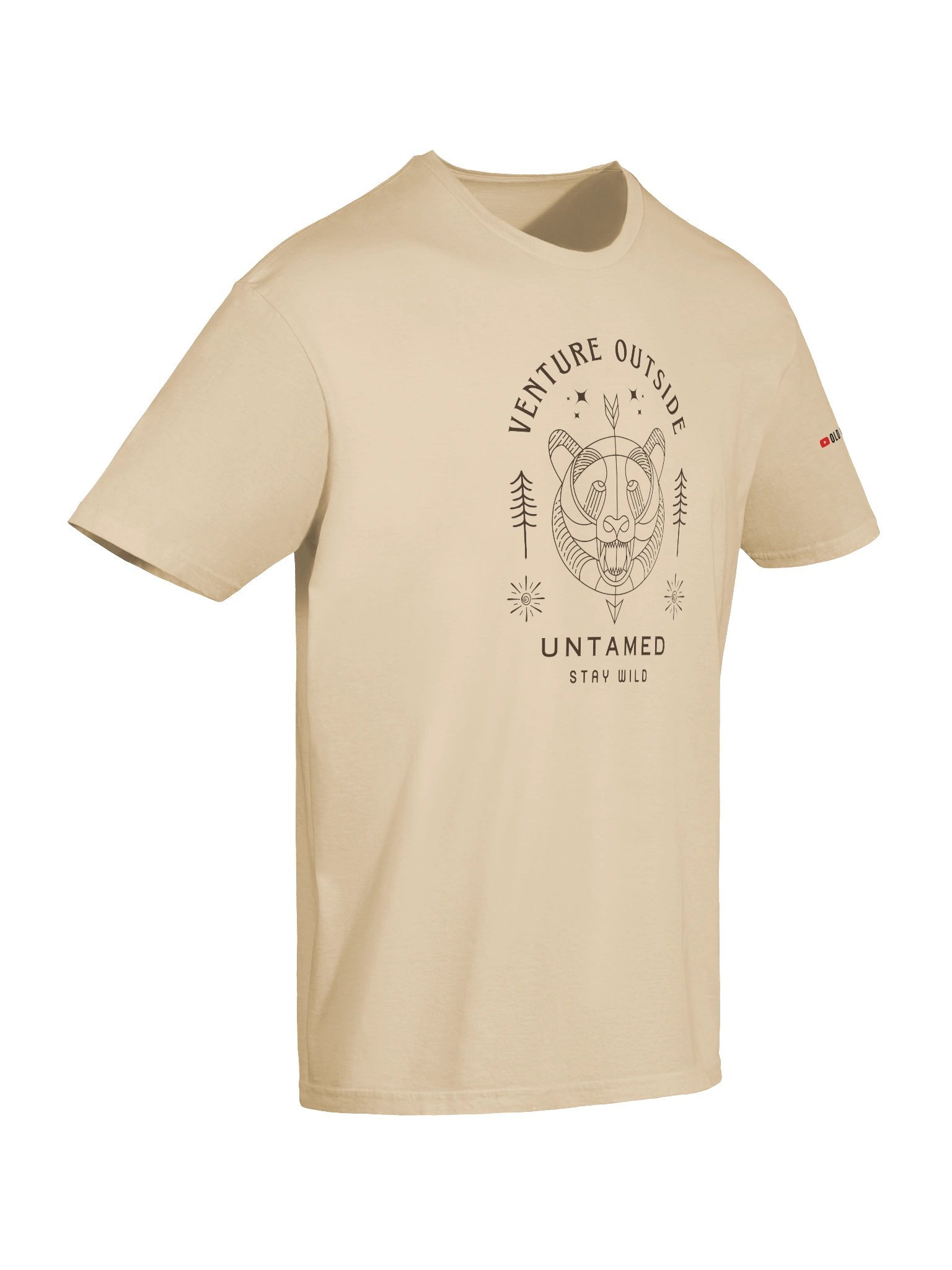 Venture Outside Brown Graphic Unisex Tee product image (20)