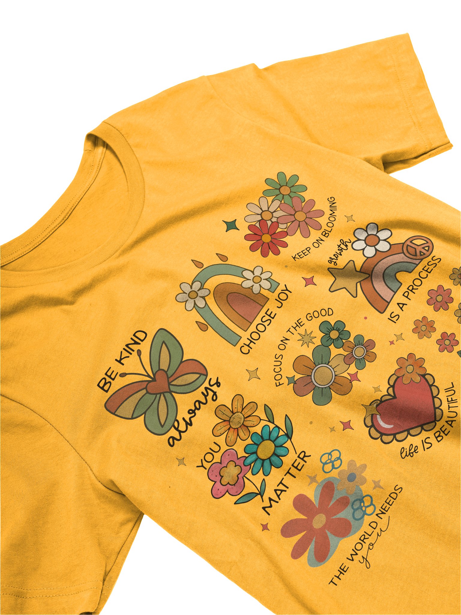 Healing Symbols – Growth and Calm Unisex T-Shirt product image (3)