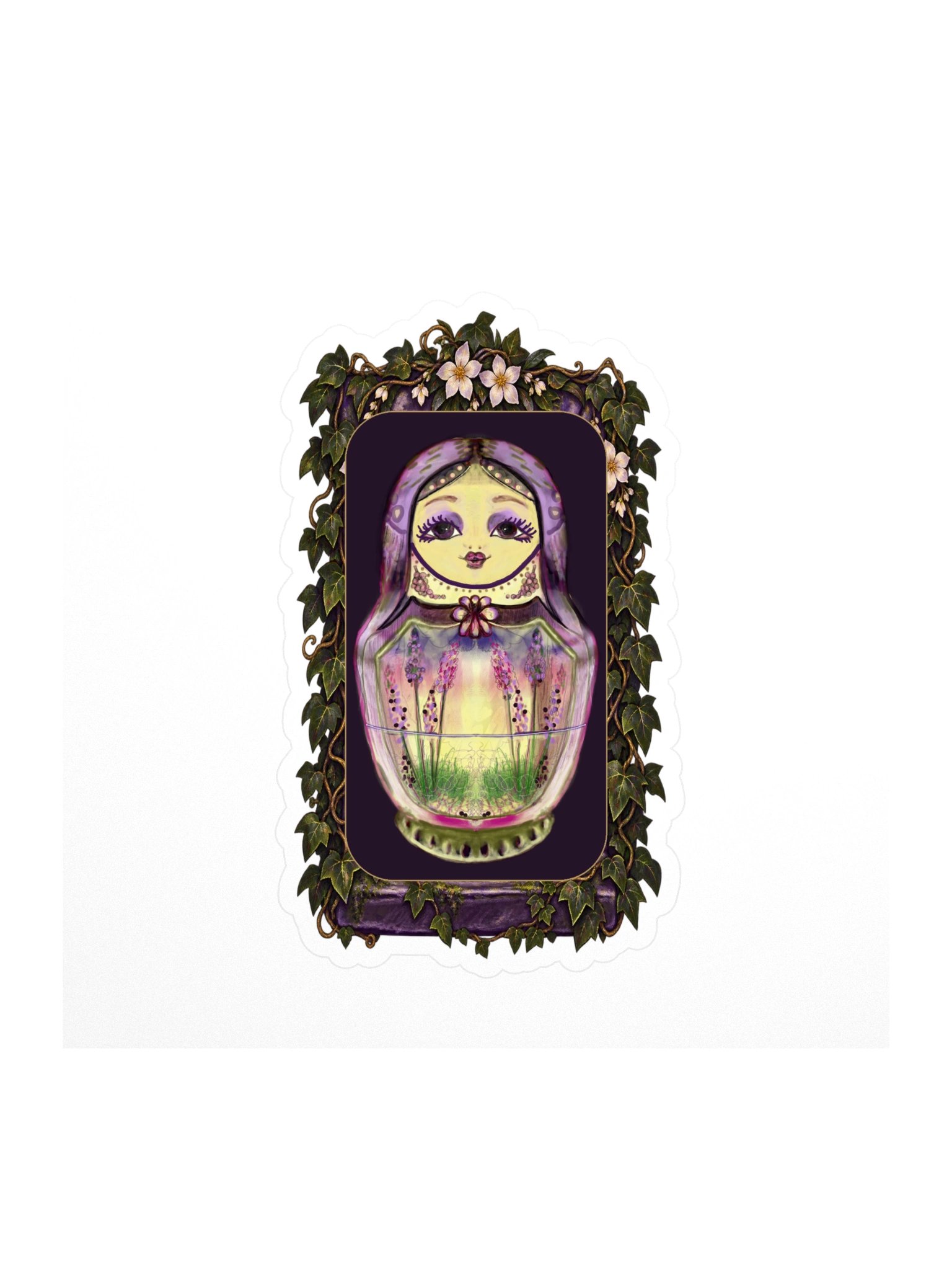 Enchanted Jar Doll Kiss Cut Sticker product image (1)