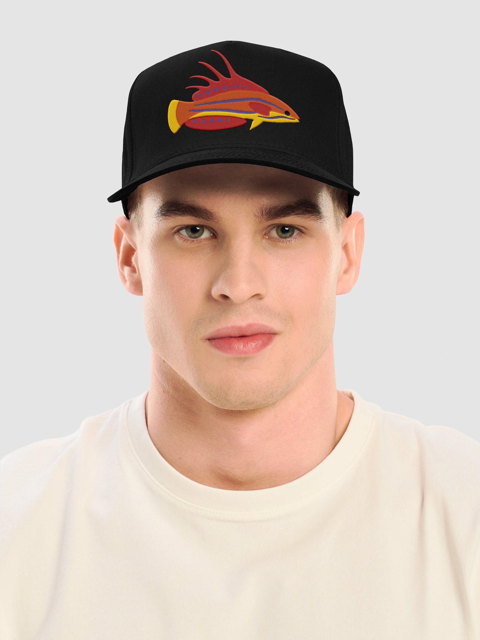 Carpenter's Wrasse Mid-Profile Baseball Cap (Embroidered) for Reef and Marine Aquarium Lovers product image (2)
