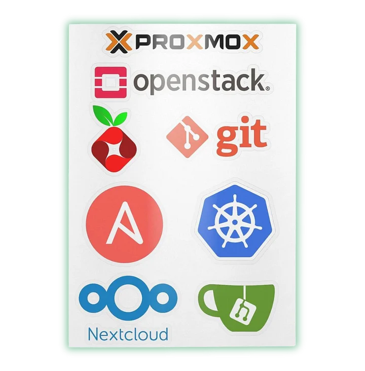 Homelab Sticker Sheet product image (1)