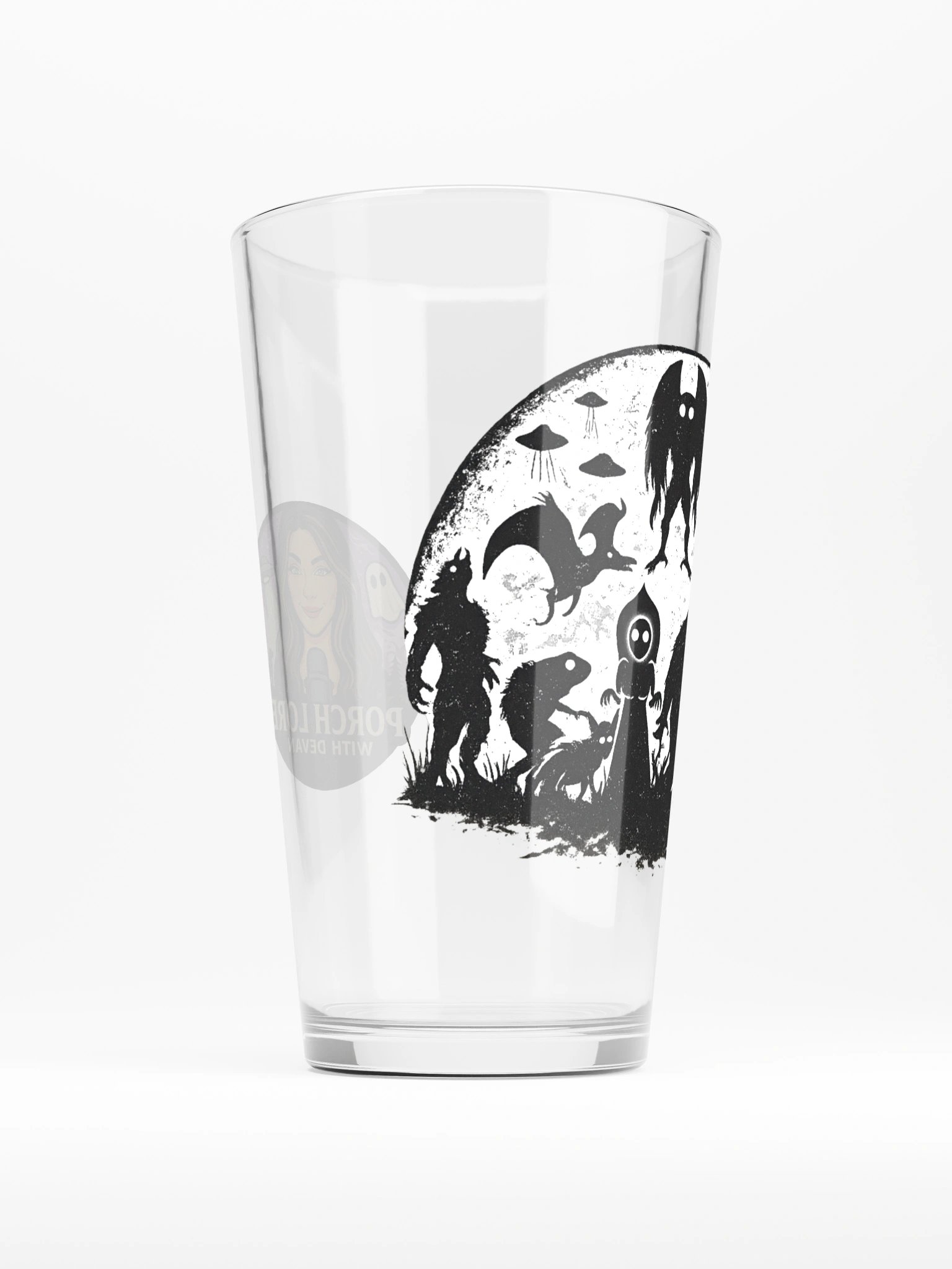 CRYPTID MOON SHAKER PINT GLASS 16oz product image (2)