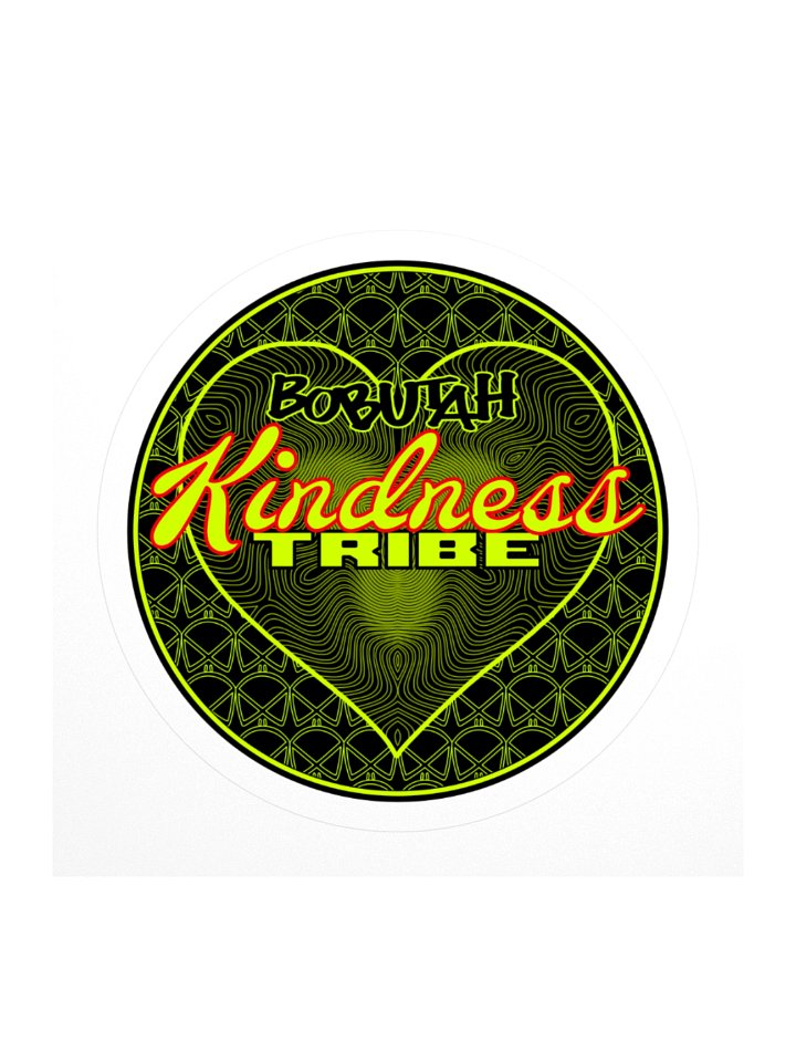 BOBUTAH Kindness Tribe Heart Kiss Cut Stickers product image (2)