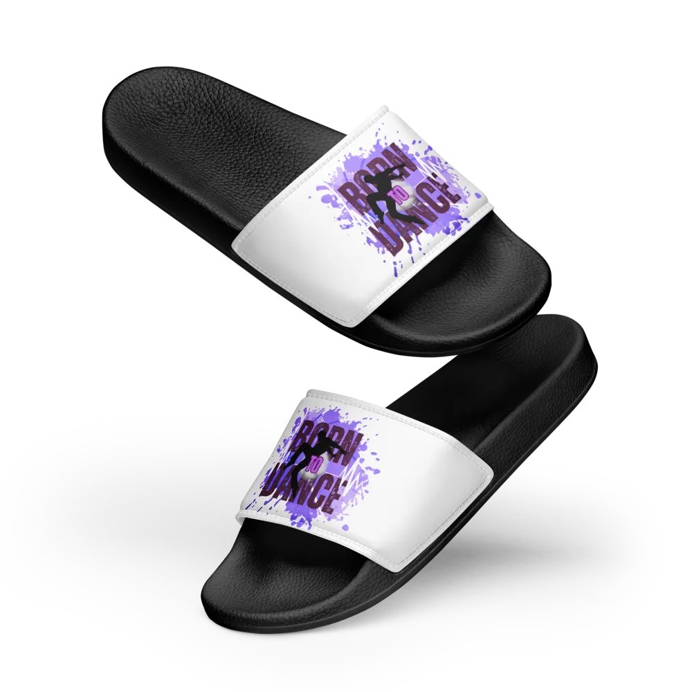 Born to Dance His Silhouette Women's Slides product image (14)