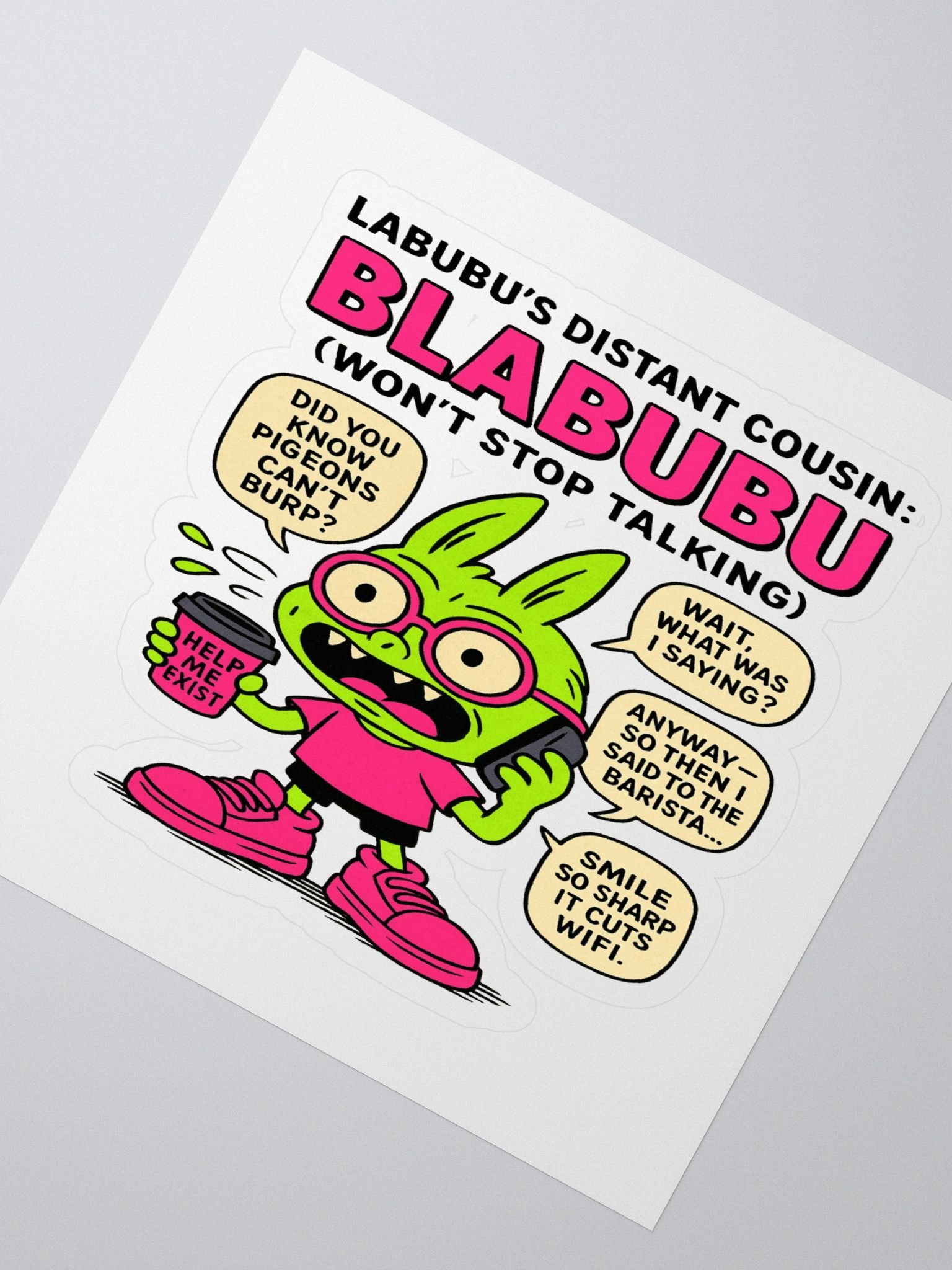 “Labubu’s distant cousin: Blabubu (won’t stop talking)” product image (2)