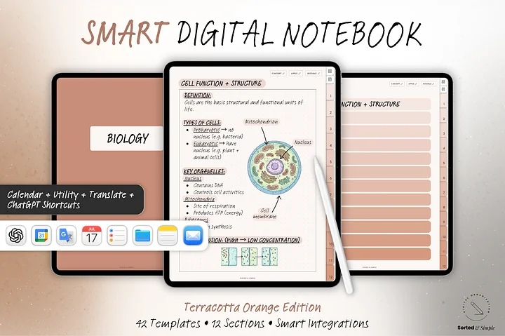 Smart Digital Notebook - Terracotta Orange product image (1)