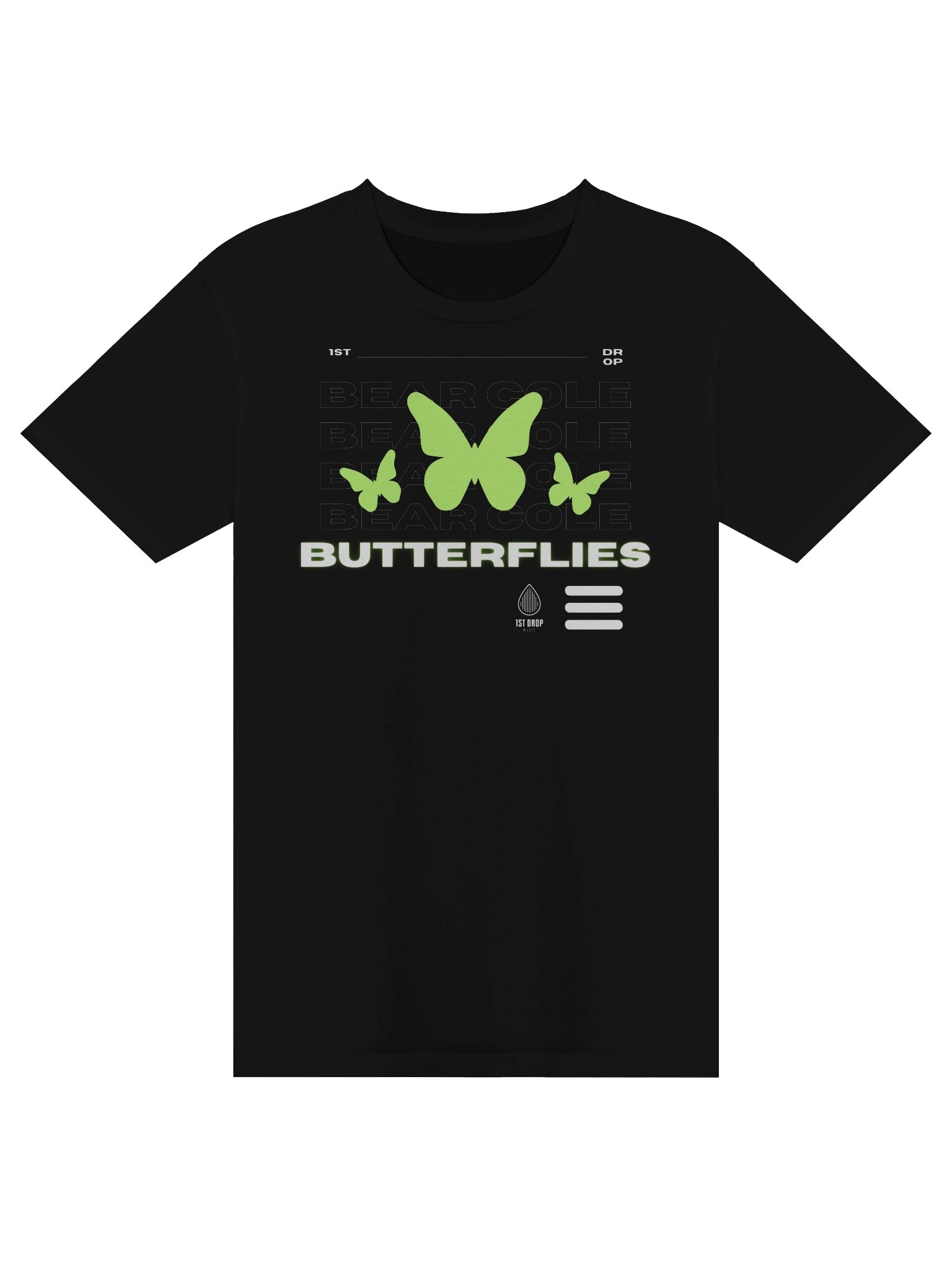 Bear Cole Butterflies Tech T-shirt product image (1)