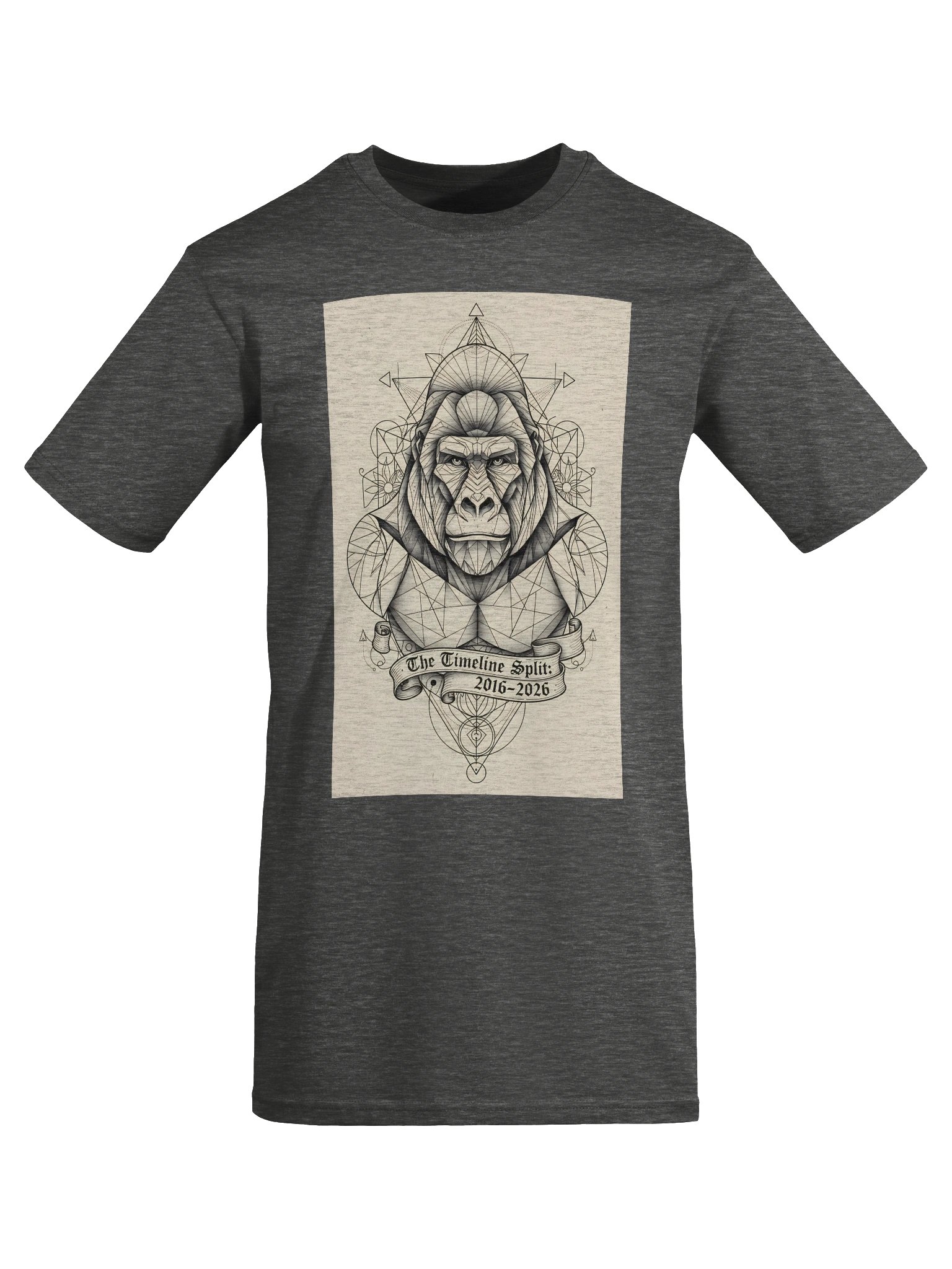 Harambe (Great Reset) // Line art Heavyweight T-shirt product image (5)